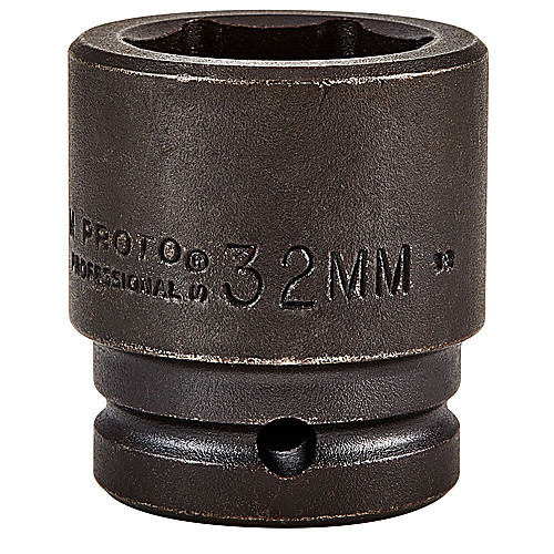‎Proto 3/4″ Drive Impact Socket 32 mm - 6 Point