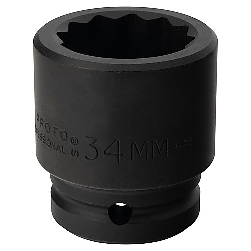 ‎Proto 3/4″ Drive Impact Socket 34 mm - 12 Point