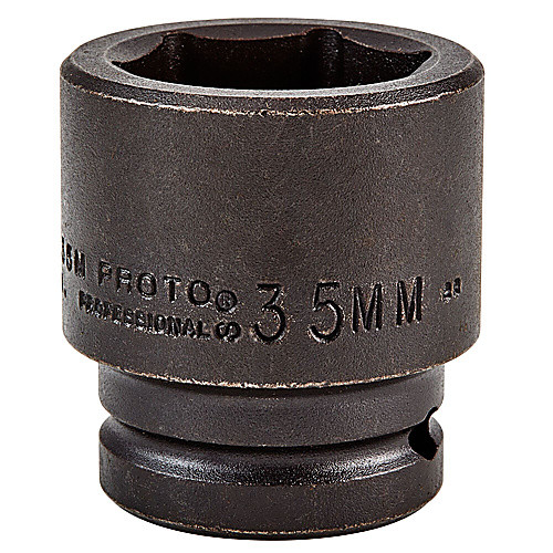 ‎Proto 3/4″ Drive Impact Socket 35 mm - 6 Point
