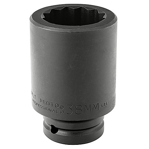 ‎Proto 3/4″ Drive Deep Impact Socket 38 mm - 12 Point
