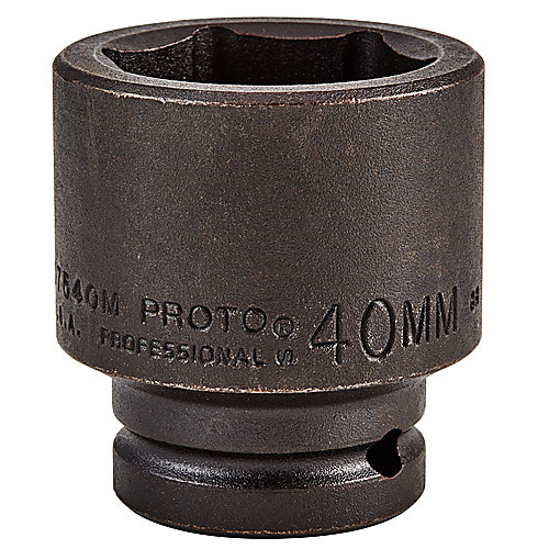 ‎Proto 3/4″ Drive Impact Socket 40 mm - 6 Point