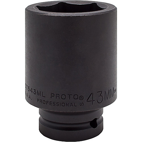 ‎Proto 3/4″ Drive Deep Impact Socket 43 mm - 6 Point