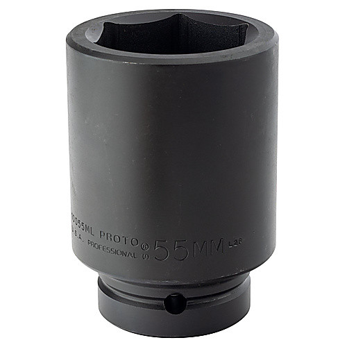 ‎Proto 1″ Drive Deep Impact Socket 55 mm - 6 Point