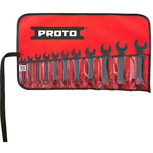 ‎Proto 11 Piece Black Oxide Short Combination Wrench Set - 12 Point