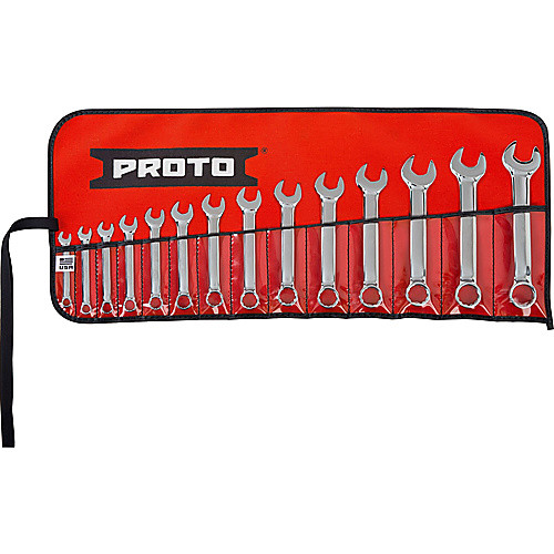 ‎Proto 14 Piece Full Polish Metric Short Combination Wrench Set - 12 Point
