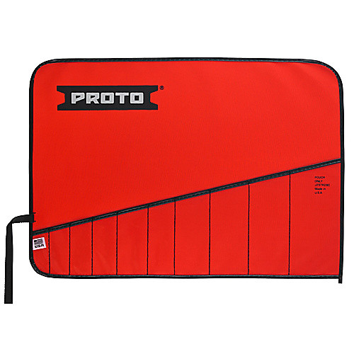 Proto Red Canvas 10-Pocket Tool Roll