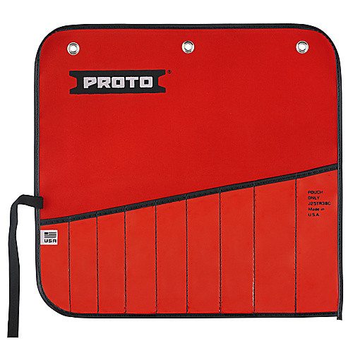 Proto Red Canvas 9-Pocket Tool Roll
