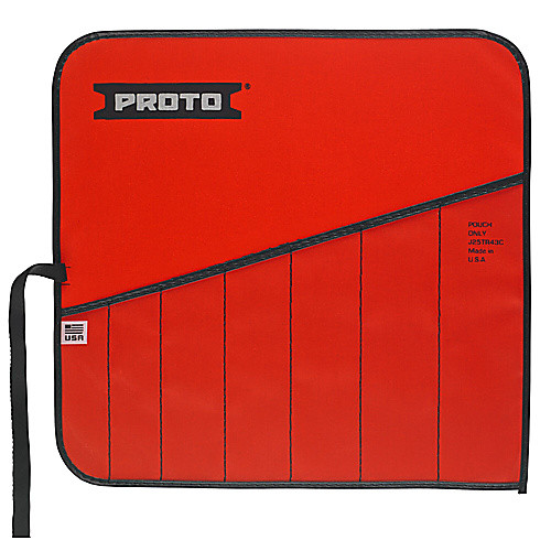 Proto Red Canvas 7-Pocket Tool Roll
