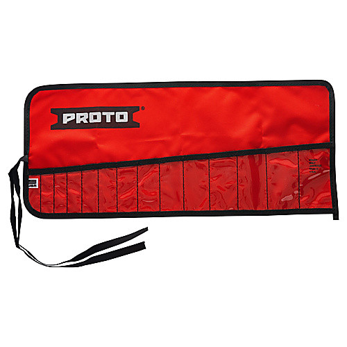 Proto Red Short Wrench Tool Roll 14 Piece