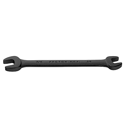 Proto Black Oxide Open-End Wrench - 3/8″ × 7/16″