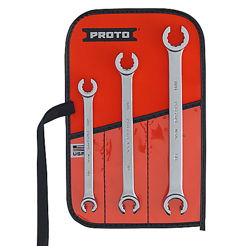 ‎Proto 3 Piece Double End Flare Nut Wrench Set - 12 Point