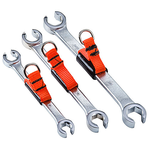 ‎Proto Tether-Ready 3 Piece Double End Flare Nut Wrench Set - 6 Point