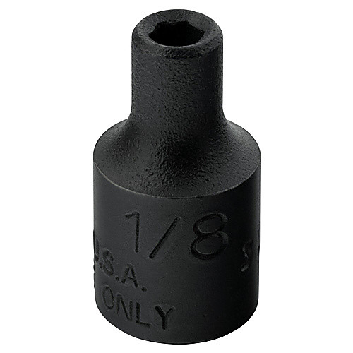 ‎Proto 1/4″ Drive Black Oxide Socket 1/8″ - 6 Point
