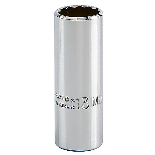 ‎Proto 1/4″ Drive Deep Socket 13 mm - 12 Point