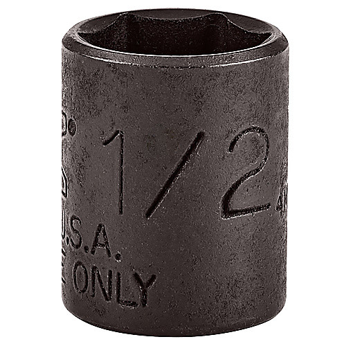 ‎Proto 1/4″ Drive Black Oxide Socket 1/2″ - 6 Point