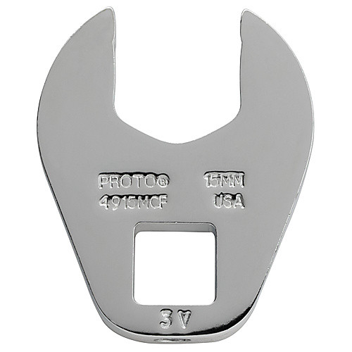 Proto 3/8″ Drive Crowfoot Wrench 15 mm Open End