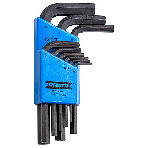 Proto 9 Piece Hex Key Set - Metric