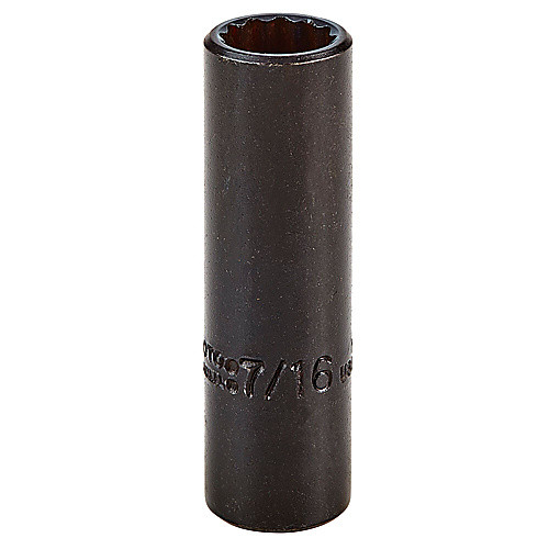 ‎Proto 3/8″ Drive Deep Black Oxide Socket 7/16″ - 12 Point