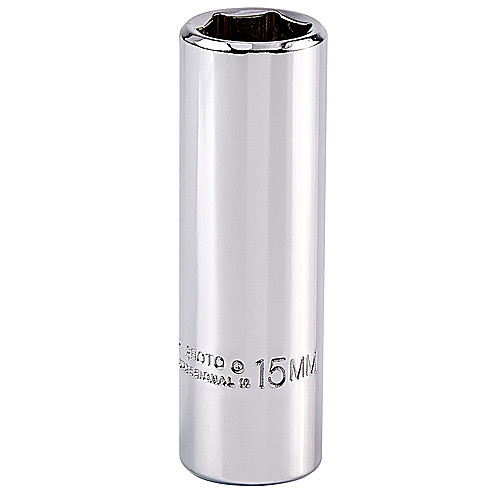 ‎Proto 3/8″ Drive Deep Socket 15 mm - 6 Point
