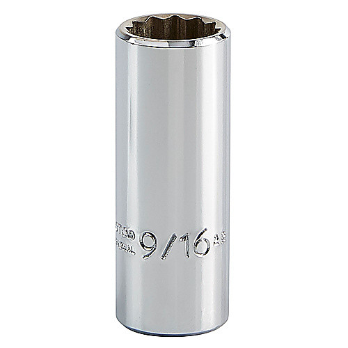 ‎Proto 3/8″ Drive Deep Socket 9/16″ - 12 Point