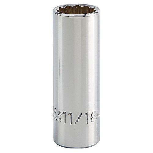 ‎Proto 3/8″ Drive Deep Socket 11/16″ - 12 Point