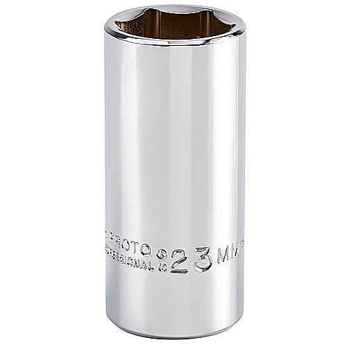 ‎Proto 3/8″ Drive Deep Socket 23 mm - 6 Point