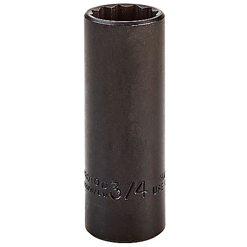 ‎Proto 3/8″ Drive Deep Black Oxide Socket 3/4″ - 12 Point