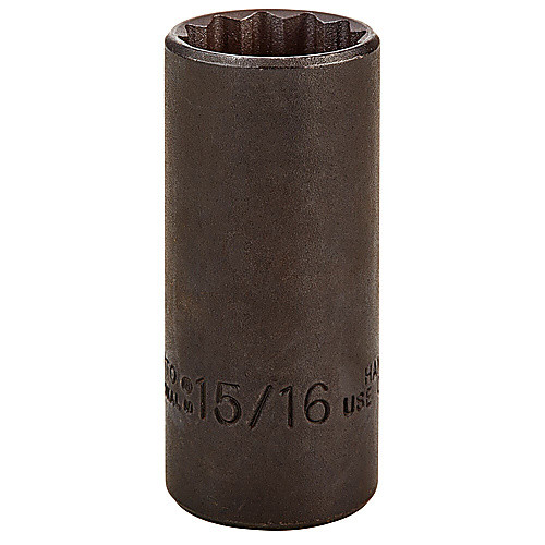 ‎Proto 3/8″ Drive Deep Black Oxide Socket 15/16″ - 12 Point