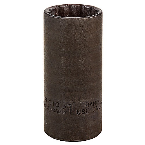 ‎Proto 3/8″ Drive Deep Black Oxide Socket 1″ - 12 Point