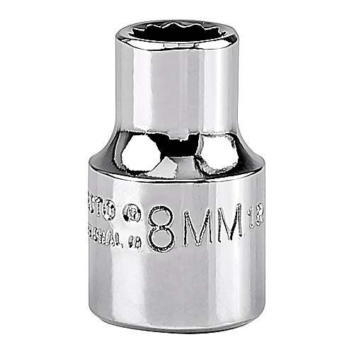 ‎Proto 3/8″ Drive Socket 8 mm - 12 Point