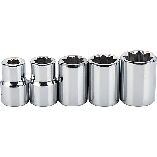 ‎Proto 3/8″ Drive 5 Piece Socket Set- 8 Point