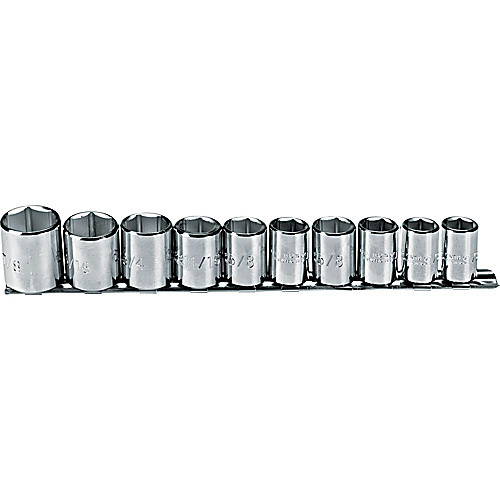‎Proto 3/8″ Drive 10 Piece Socket Set - 6 Point