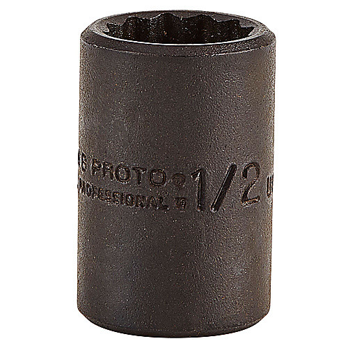 ‎Proto 3/8″ Drive Black Oxide Socket 1/2″ - 12 Point