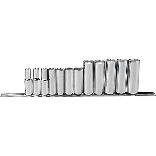 ‎Proto 3/8″ Drive 12 Piece Metric Deep Socket Set - 6 Point