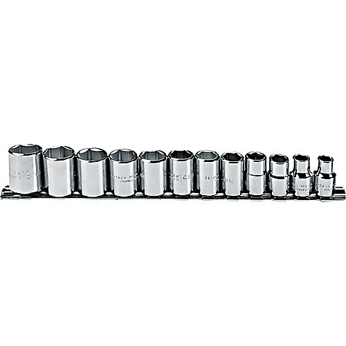 ‎Proto 3/8″ Drive 12 Piece Metric Socket Set - 6 Point