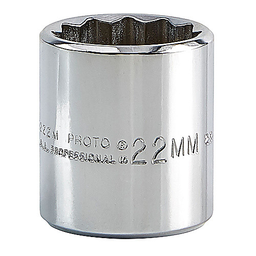 ‎Proto 3/8″ Drive Socket 22 mm - 12 Point