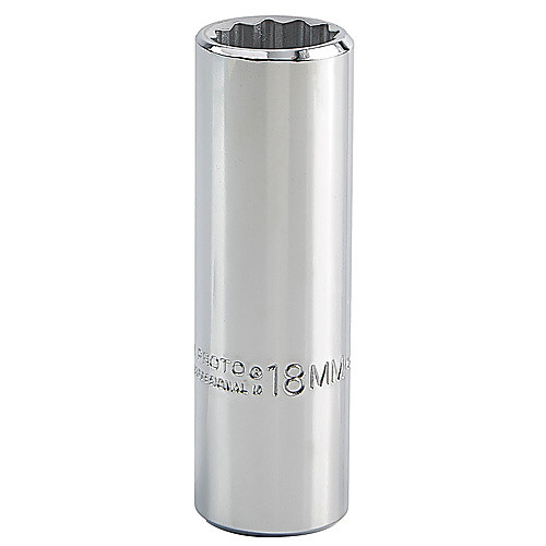 ‎Proto 1/2″ Drive Deep Socket 18 mm - 12 Point