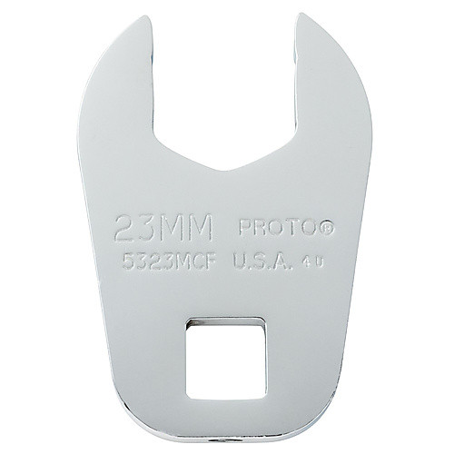Proto 1/2″ Drive Full Polish Metric Crowfoot Wrench 23 mm