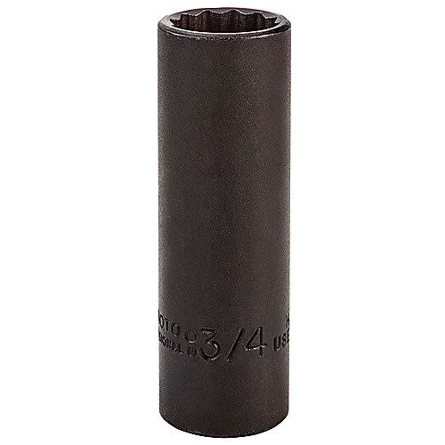 ‎Proto 1/2″ Drive Black Oxide Deep Socket 3/4″ - 12 Point