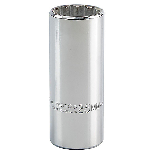 ‎Proto 1/2″ Drive Deep Socket 25 mm - 12 Point