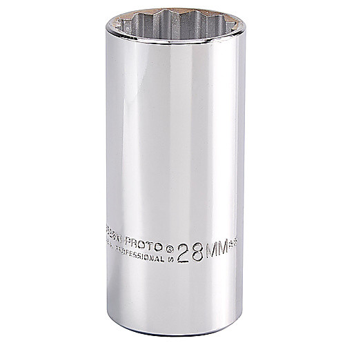 ‎Proto 1/2″ Drive Deep Socket 28 mm - 12 Point