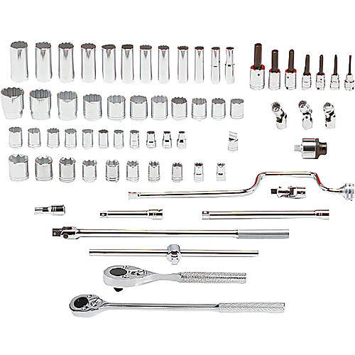 ‎Proto 1/2″ Drive 65 Piece Socket, Combination Set - 8 and 12 Point