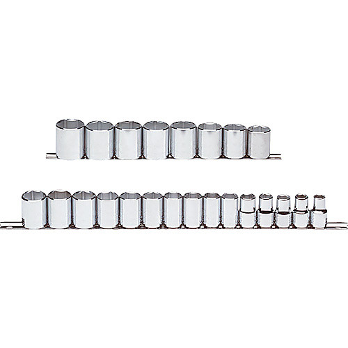 ‎Proto 1/2″ Drive 23 Piece Metric Socket Set - 6 Point