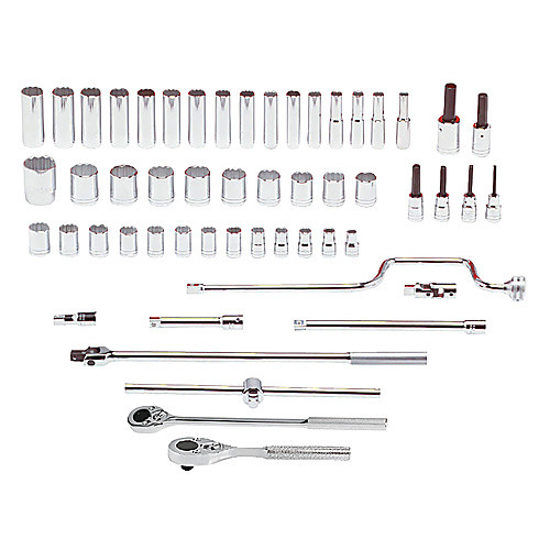 ‎Proto 1/2″ Drive 54 Piece Metric Socket Set - 12 Point