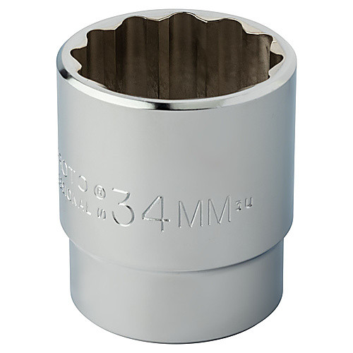 ‎Proto 1/2″ Drive Socket 34 mm - 12 Point