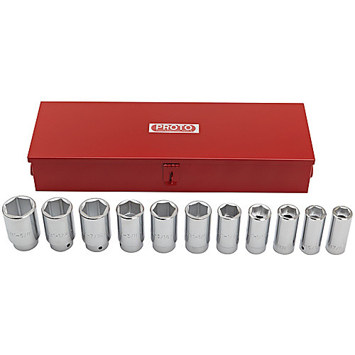 ‎Proto 3/4″ Drive 11 Piece Deep Socket Set- 6 Point