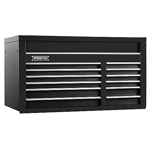 ‎Proto 550S 50″ Top Chest - 12 Drawer, Dual Black