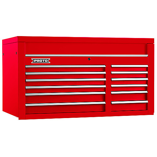 ‎Proto 550S 50″ Top Chest - 12 Drawer, Gloss Red