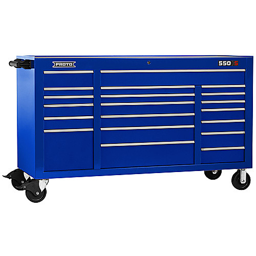 ‎Proto 550S 67″ Workstation - 20 Drawer, Gloss Blue