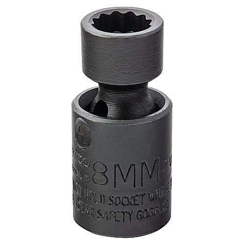 ‎Proto 1/4″ Drive Universal Impact Socket 8 mm - 12 Point
